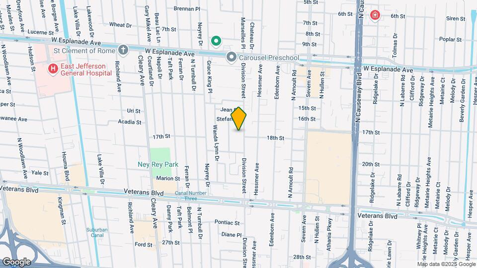 3804 Division St Map and Location Details