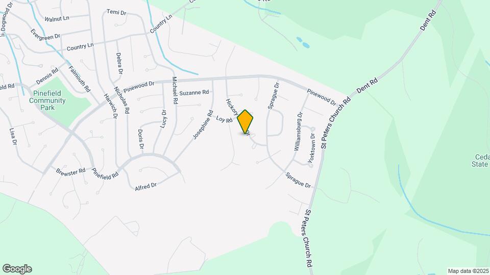 2966 Hickory Valley Dr Map and Location Details