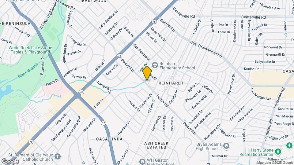 10003 Redondo Dr Map and Location Details
