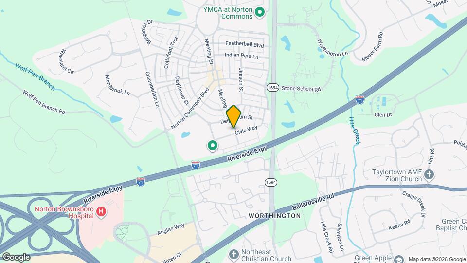 10400 Meeting St Map and Location Details