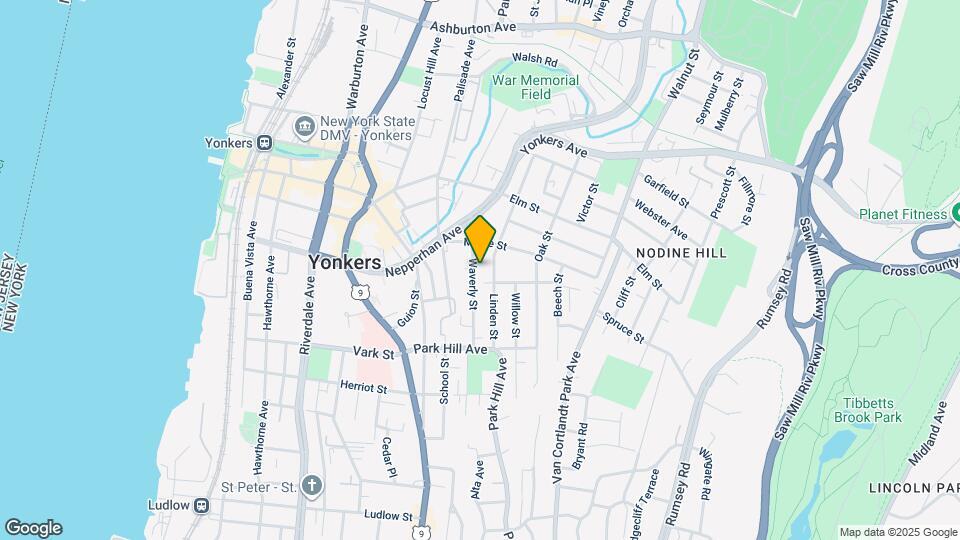 118 Waverly St Map and Location Details