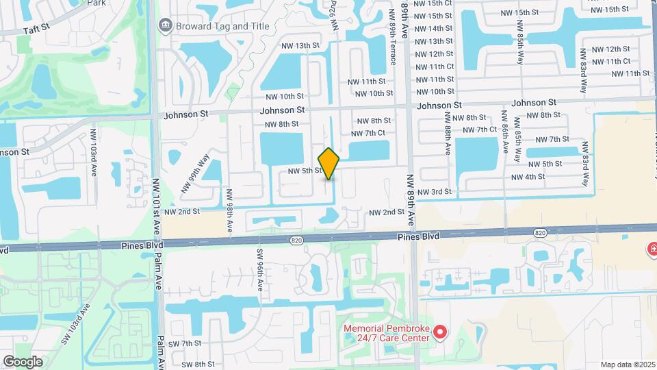 321 NW 93rd Ave Map and Location Details