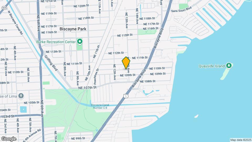 1284 NE 110th St Map and Location Details