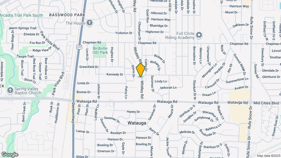 6413 Whitley Rd Map and Location Details