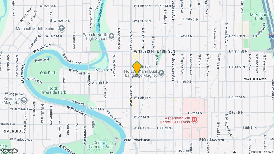 1219 N Fairview Ave Map and Location Details