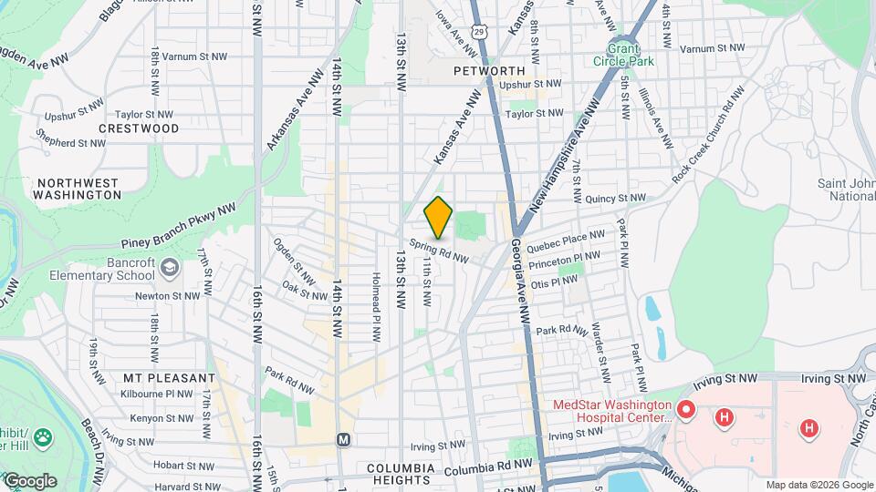 1023 Spring Rd NW Map and Location Details