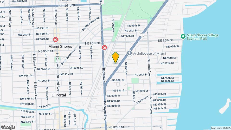 705 NE 92nd St Map and Location Details