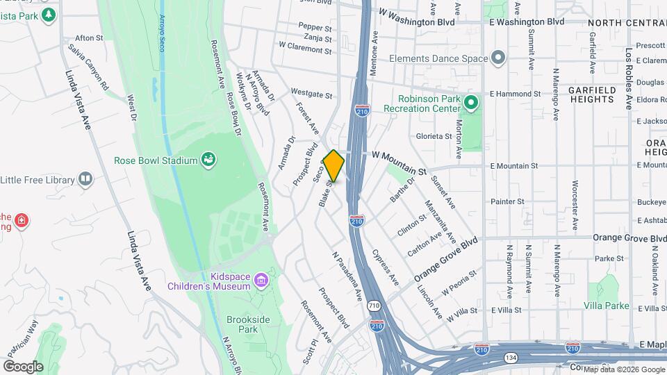 964 Cypress Ave Map and Location Details