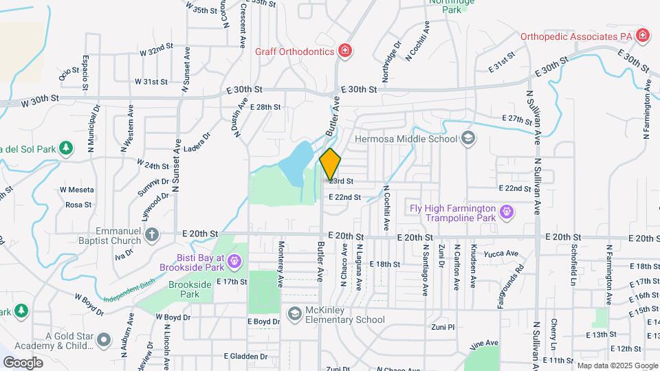 703 E 23rd St Map and Location Details