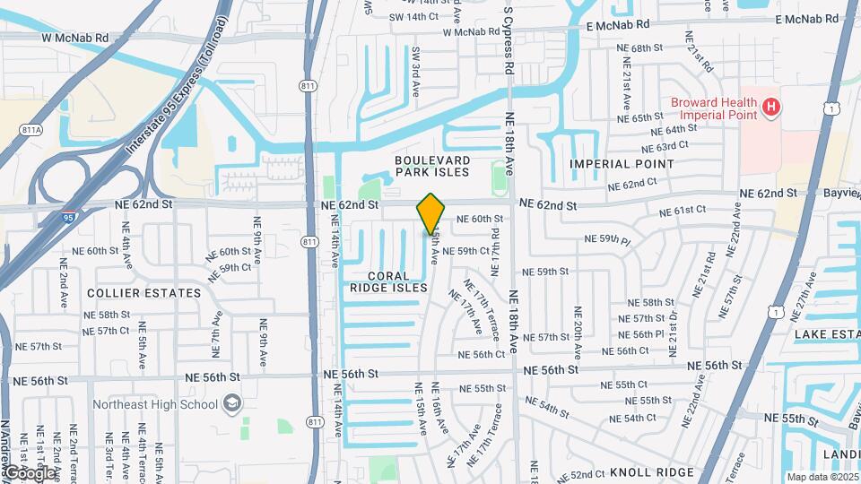 5911 NE 15th Ave Mapa y Detalles de la Ubicación