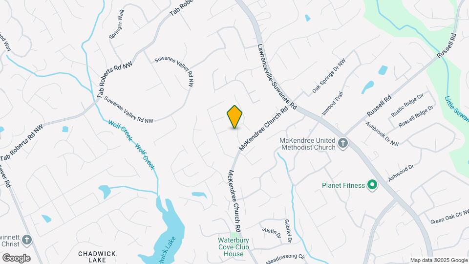 1534 Hayden Mill Way Map and Location Details