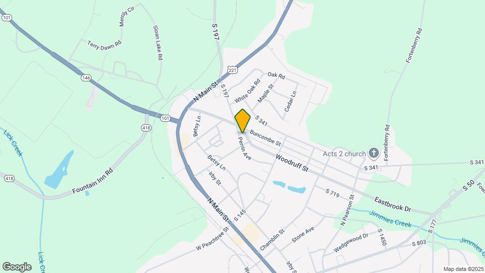 620 Woodruff St Map and Location Details