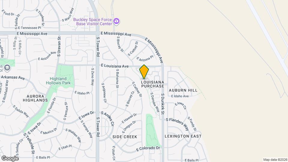 1371 S Cathay Ct, Unit unit 107 Map and Location Details