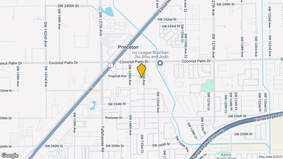 13331 SW 250th Terrace Map and Location Details