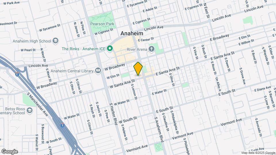 435 S Anaheim Hills Rd Map and Location Details