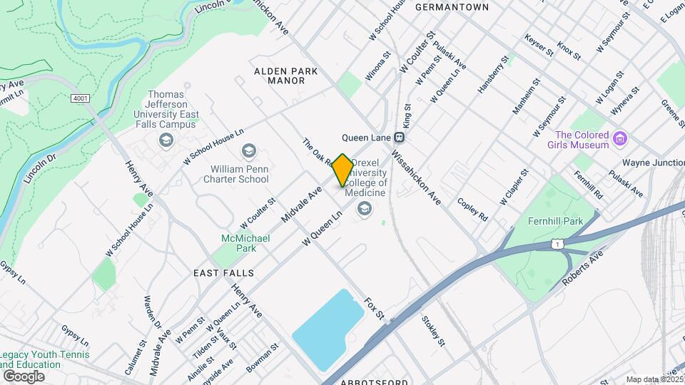 2817 W Queen Ln Mapa y Detalles de la Ubicación