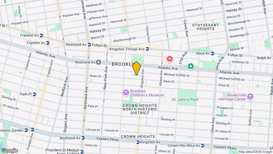 1395 Dean St Map and Location Details