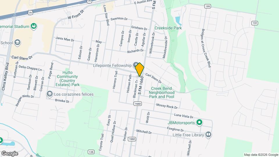 402 Blackman Tr Map and Location Details