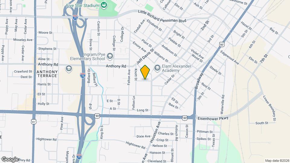 672 Bowden St Map and Location Details