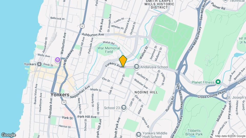 62B Yonkers Ave Map and Location Details