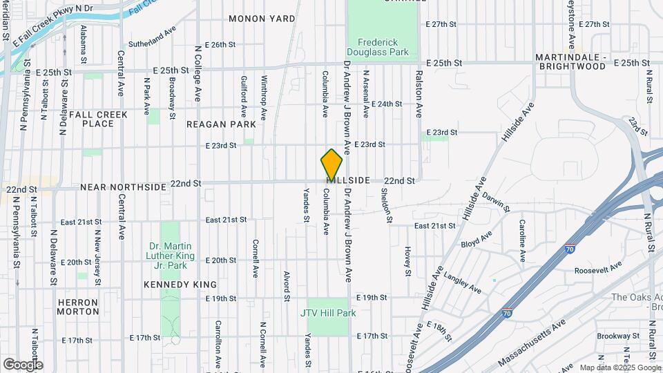 2145 Columbia Ave Map and Location Details