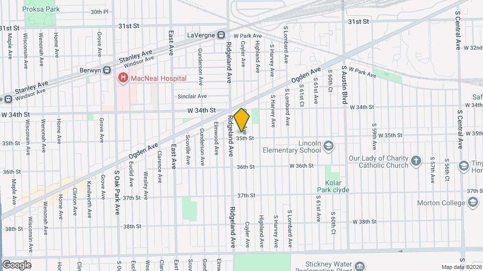 3444 Cuyler Ave Map and Location Details