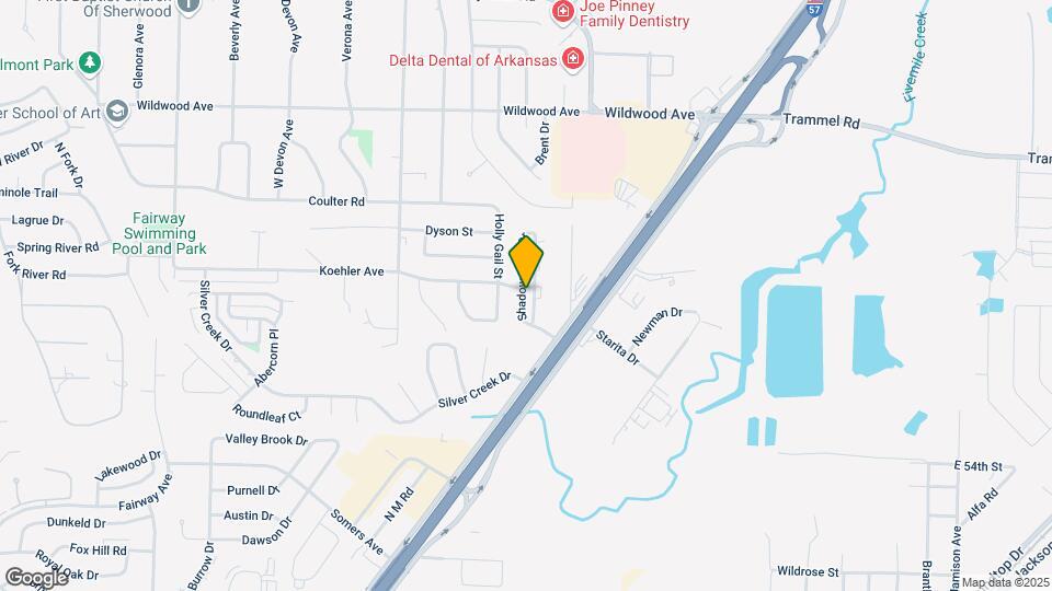 411 Shadow Oaks Dr Map and Location Details