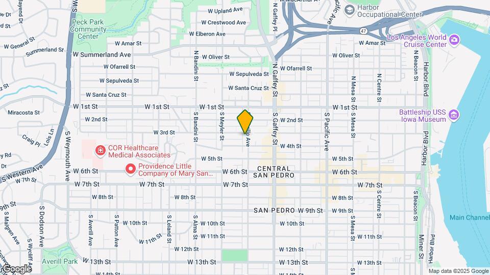 311 S Cabrillo Ave Map and Location Details