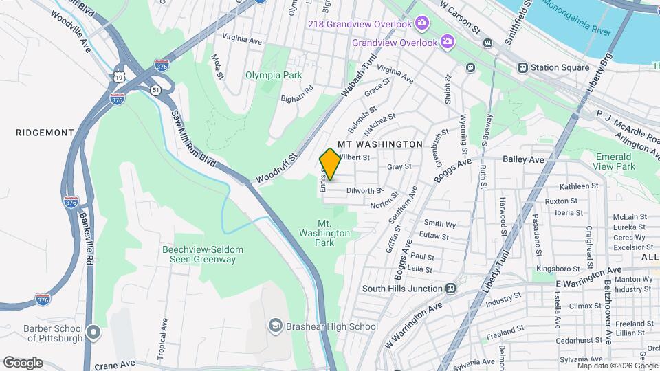 242 Dilworth St, Unit #2 Map and Location Details