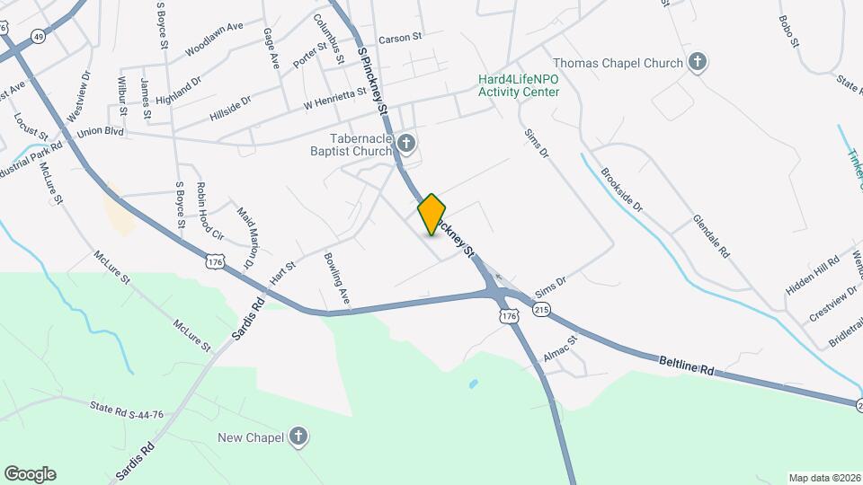 215 Culp St Map and Location Details