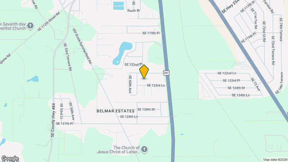 6133 SE 123rd Ln Map and Location Details