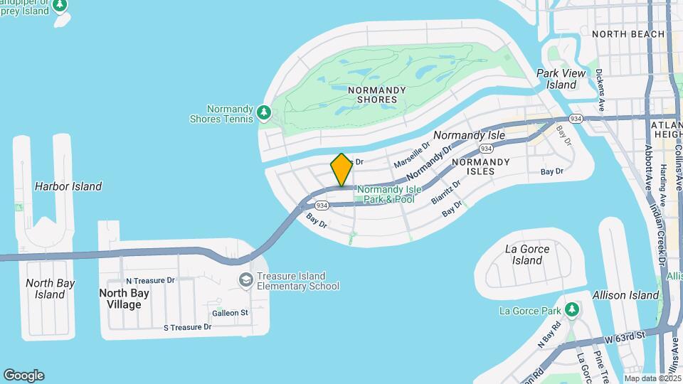 1936 Normandy Dr Map and Location Details