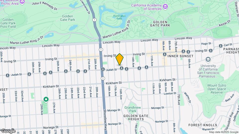 1385 16th Ave Mapa y Detalles de la Ubicación