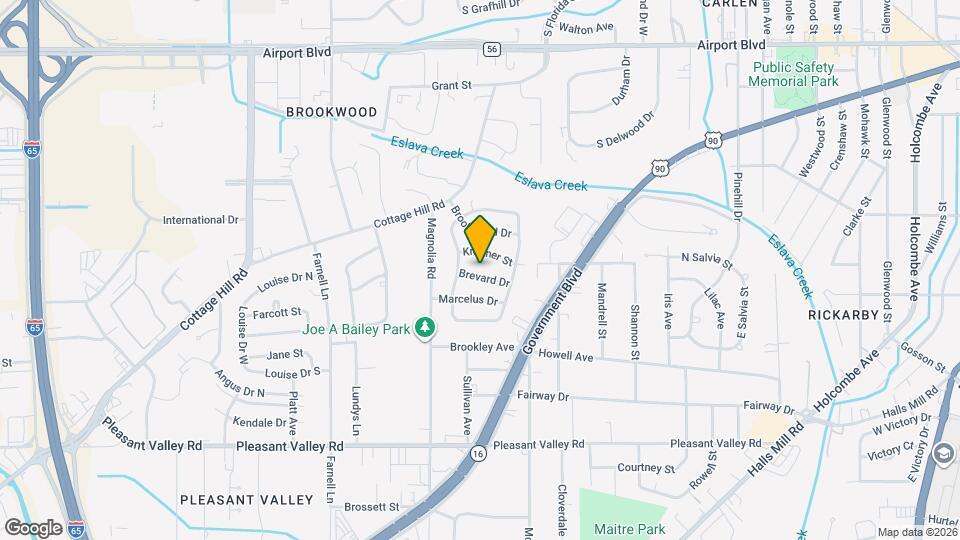 2760 Brevard Dr Map and Location Details