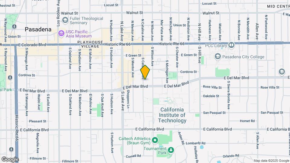 250-252 S Catalina Ave Mapa y Detalles de la Ubicación