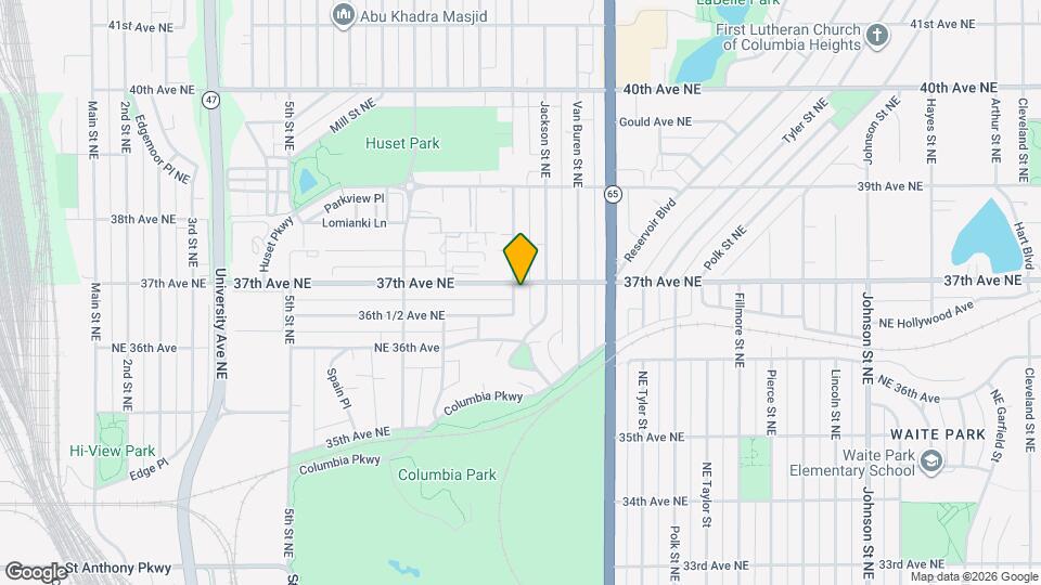 800 37th Ave NE, Unit 2 Map and Location Details