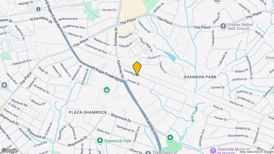 1720 Finchley Dr Mapa y Detalles de la Ubicación
