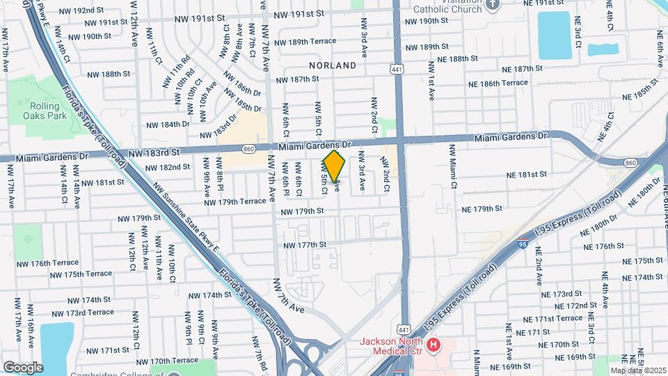 18020 NW 5th Ave Map and Location Details