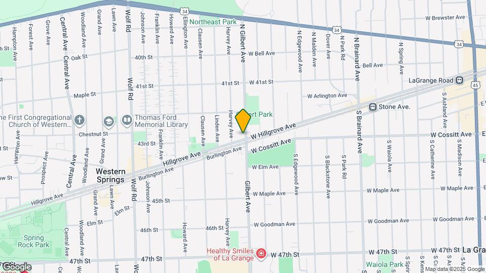 4244 Gilbert Ave Map and Location Details