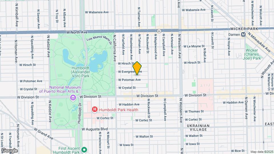 2642 W Potomac Ave Map and Location Details