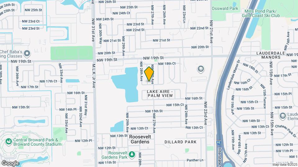 1700 NW 27TH TERRACE Map and Location Details