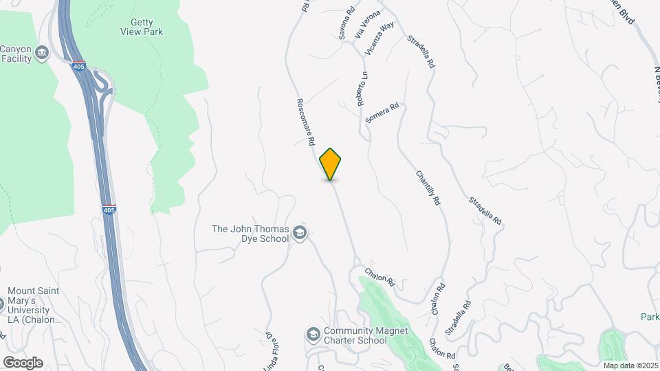 1129 Roscomare Rd Map and Location Details