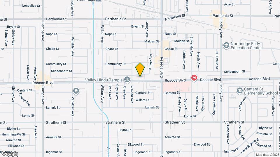 8302 Capps Ave Map and Location Details