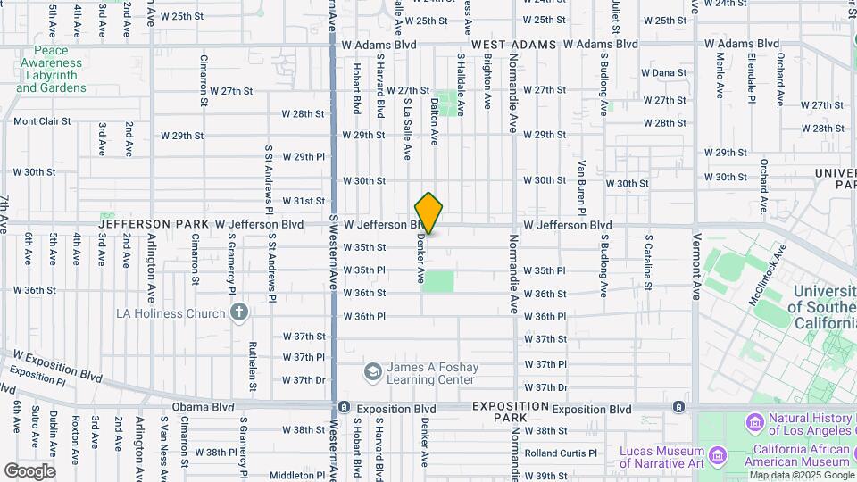 1539 W 35th St Map and Location Details