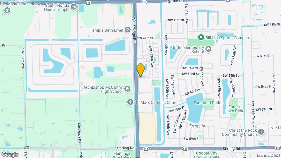 12370 SW 52nd Pl Map and Location Details