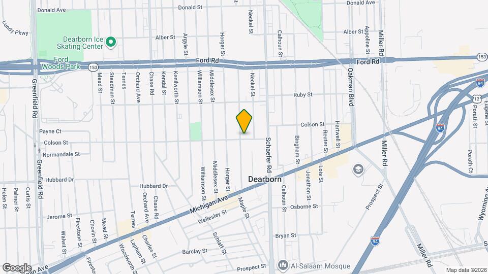 5110 Maple St Map and Location Details