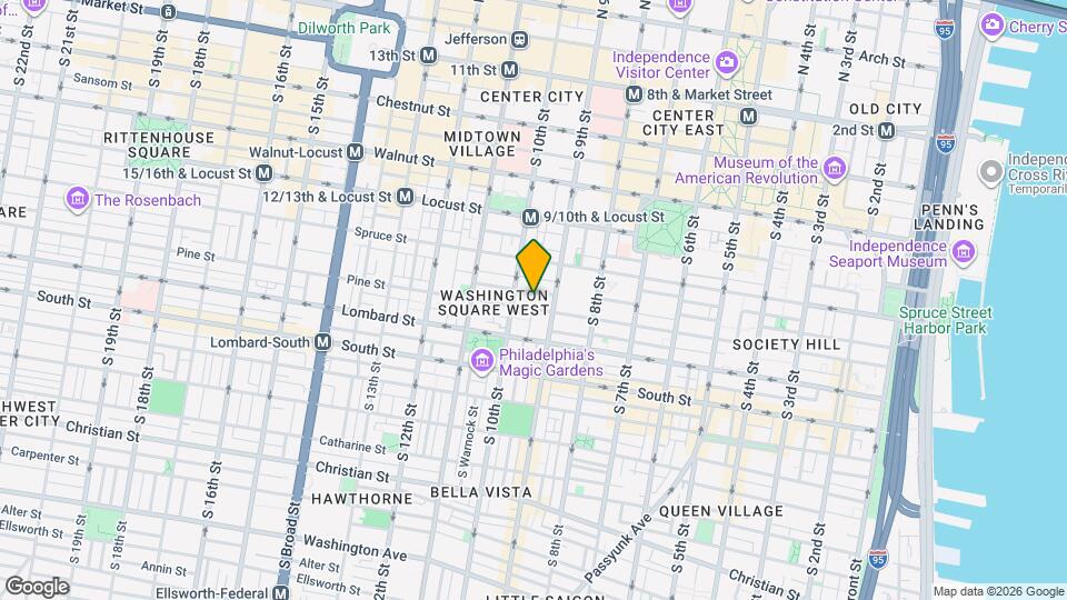 916 Clinton St Map and Location Details