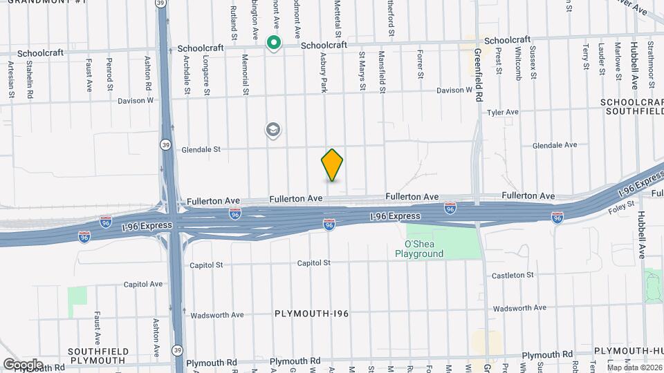 12634 Asbury Park Map and Location Details