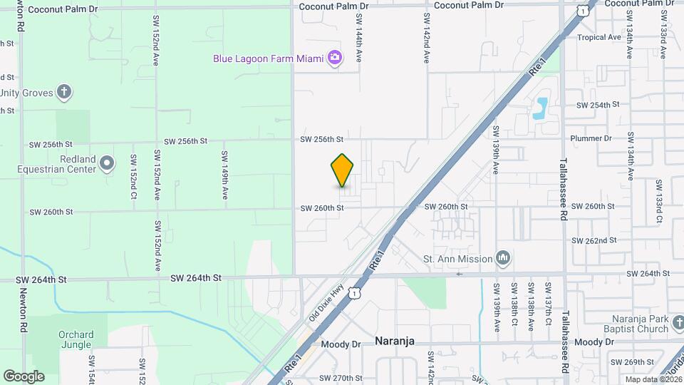 25887 SW 145th Ave Map and Location Details