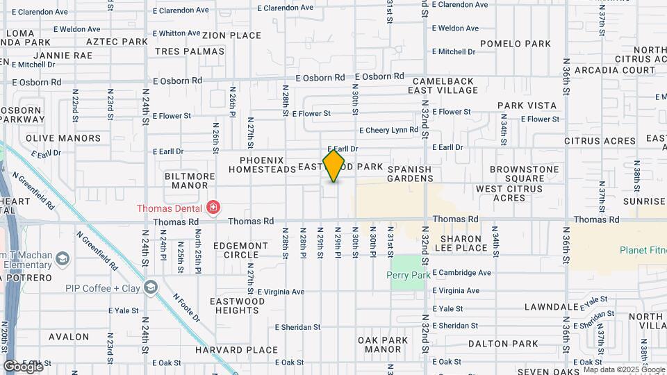 2950 N 29th Pl Map and Location Details